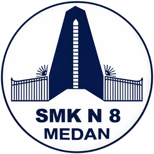 Logo SMKN 8 Medan